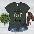 I Teach Tiny Humans About Jesus Sunday School Teacher Women's Heather T-Shirt Heather Forest I Teach Tiny Humans About Jesus Sunday School Teacher Women's Heather T-Shirt Heather Forest
