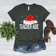 Teacher Aide Christmas Women Family Matching Group Xmas Women's Heather T-Shirt Heather Forest Teacher Aide Christmas Women Family Matching Group Xmas Women's Heather T-Shirt Heather Forest