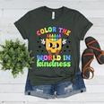 Teacher Back To School Color In Kindness Crayon Pencil Women's Heather T-Shirt Heather Forest Teacher Back To School Color In Kindness Crayon Pencil Women's Heather T-Shirt Heather Forest