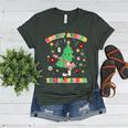 Teacher Christmas Shirts Pajama Matching Rockin' Around The Classroom -Adult Short Sleeve Small Modern Festive Christmas Teacher Xmas Vibes T-Shirt Women's Heather T-Shirt Heather Forest