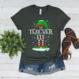 The Teacher Elf Christmas Family Matching Xmas Group For Men Women Women's Heather T-Shirt Heather Forest The Teacher Elf Christmas Family Matching Xmas Group For Men Women Women's Heather T-Shirt Heather Forest