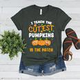 Teacher Halloween Pre-K Teacher Kindergarten Cutest Pumpkins Men Women Kids Women's Heather T-Shirt Heather Forest Teacher Halloween Pre-K Teacher Kindergarten Cutest Pumpkins Men Women Kids Women's Heather T-Shirt Heather Forest