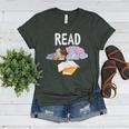 Teacher Library Read Book Club Piggie Elephant Pigeons Men Women Kids Women's Heather T-Shirt Heather Forest