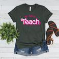 Teacher Life My Job Is Teach Women's Heather T-Shirt Heather Forest Teacher Life My Job Is Teach Women's Heather T-Shirt Heather Forest
