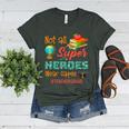 Teacher Not All Superheroes Wear Capes Teacher Squad Women's Heather T-Shirt Heather Forest Teacher Not All Superheroes Wear Capes Teacher Squad Women's Heather T-Shirt Heather Forest
