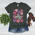 Teacher Positive Affirmations Candy Heart Valentine's Day Women's Heather T-Shirt Heather Forest Teacher Positive Affirmations Candy Heart Valentine's Day Women's Heather T-Shirt Heather Forest