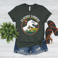 Teacher-Saurus Dinosaur Teacher Design T-Rex Design Women's Heather T-Shirt Heather Forest
