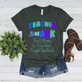 Teacher Shark Don't Stress Do Your Best Forget The Rest Women's Heather T-Shirt Heather Forest
