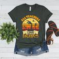 Teacher Shirts Halloween All Teachers Love Brains Women's Heather T-Shirt Heather Forest