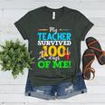 My Teacher Survived 100 Days Of Me Dab 100 Days Of School For Men Women Kids Women's Heather T-Shirt Heather Forest My Teacher Survived 100 Days Of Me Dab 100 Days Of School For Men Women Kids Women's Heather T-Shirt Heather Forest