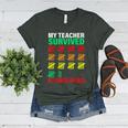 My Teacher Survived 67 Days Of Me School Kids Costume Women's Heather T-Shirt Heather Forest