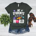 Teacher Tee My Students Are Out Of This World Space Women's Heather T-Shirt Heather Forest Teacher Tee My Students Are Out Of This World Space Women's Heather T-Shirt Heather Forest