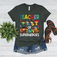 Teacher Of Tiny Superheroes Teach 100th Day Of School Men Women Girls Kids Women's Heather T-Shirt Heather Forest Teacher Of Tiny Superheroes Teach 100th Day Of School Men Women Girls Kids Women's Heather T-Shirt Heather Forest