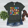 Teacher Of Tiny Superheroes Teach 100th Day Of School Women's Heather T-Shirt Heather Forest Teacher Of Tiny Superheroes Teach 100th Day Of School Women's Heather T-Shirt Heather Forest