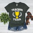 Teacher Of The Year For Men Women Women's Heather T-Shirt Heather Forest Teacher Of The Year For Men Women Women's Heather T-Shirt Heather Forest