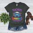 Teachers Are Just Superheroes In Disguise Back To School Women's Heather T-Shirt Heather Forest