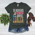 Teachers Are Just Superheroes In Disguise Back To School Women's Heather T-Shirt Heather Forest