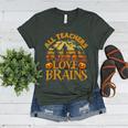 All Teachers Love Brains School Halloween Costume Women's Heather T-Shirt Heather Forest All Teachers Love Brains School Halloween Costume Women's Heather T-Shirt Heather Forest