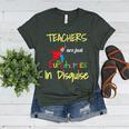 Teachers Are Superheroes First Day School T-Shirt Women's Heather T-Shirt Heather Forest Teachers Are Superheroes First Day School T-Shirt Women's Heather T-Shirt Heather Forest