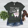 Teachers Testing Day Test Day No Prob Llama Teacher Women's Heather T-Shirt Heather Forest Teachers Testing Day Test Day No Prob Llama Teacher Women's Heather T-Shirt Heather Forest