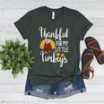 Teachers Thanksgiving Thankful For My Little Turkeys Women's Heather T-Shirt Heather Forest Teachers Thanksgiving Thankful For My Little Turkeys Women's Heather T-Shirt Heather Forest