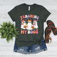 Teaching My Boos Cute Spooky Ghost Teacher Halloween Women Women's Heather T-Shirt Heather Forest Teaching My Boos Cute Spooky Ghost Teacher Halloween Women Women's Heather T-Shirt Heather Forest