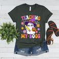 Teaching My Boos Teacher Ghost Teach Halloween Teacher Women's Heather T-Shirt Heather Forest Teaching My Boos Teacher Ghost Teach Halloween Teacher Women's Heather T-Shirt Heather Forest