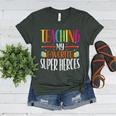 Teaching My Favorite Superheros Men Women SPED Teacher Women's Heather T-Shirt Heather Forest Teaching My Favorite Superheros Men Women SPED Teacher Women's Heather T-Shirt Heather Forest