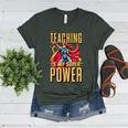Teaching Is My Super Power Superhero Teacher Women's Heather T-Shirt Heather Forest Teaching Is My Super Power Superhero Teacher Women's Heather T-Shirt Heather Forest