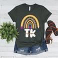 Team TK Transitional Kindergaten TK Crew Squad Teacher Kids Women's Heather T-Shirt Heather Forest