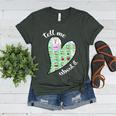 Tell Me About It Speech Pathology Aac Sped Teacher Women's Heather T-Shirt Heather Forest
