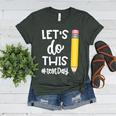 Lets Do This Test Day State Testing Teacher Motivational Women's Heather T-Shirt Heather Forest Lets Do This Test Day State Testing Teacher Motivational Women's Heather T-Shirt Heather Forest