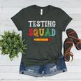 Testing Squad Costume Test Day Teacher Student School Women's Heather T-Shirt Heather Forest Testing Squad Costume Test Day Teacher Student School Women's Heather T-Shirt Heather Forest