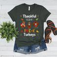 Thankful For My Prek Turkeys In Masks Thanksgiving Teacher For Men Women Women's Heather T-Shirt Heather Forest