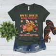 Thanksgiving Grammar Thankful English Teacher Fall Turkey Women's Heather T-Shirt Heather Forest