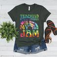 Tie Dye Teaching Social Studies Is My Jam Sunglasses Teacher Women's Heather T-Shirt Heather Forest Tie Dye Teaching Social Studies Is My Jam Sunglasses Teacher Women's Heather T-Shirt Heather Forest