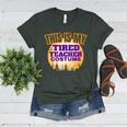 This Is My Tired Teacher Costume Halloween Teachers Women's Heather T-Shirt Heather Forest This Is My Tired Teacher Costume Halloween Teachers Women's Heather T-Shirt Heather Forest