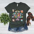 The Tired Teachers Department Retro Groovy Back To School Women's Heather T-Shirt Heather Forest The Tired Teachers Department Retro Groovy Back To School Women's Heather T-Shirt Heather Forest