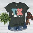 TK Team Back To School Teachers Students Team TK Women's Heather T-Shirt Heather Forest TK Team Back To School Teachers Students Team TK Women's Heather T-Shirt Heather Forest