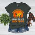 History Teacher Brings Past Back To Life Halloween Zombie Women's Heather T-Shirt Heather Forest History Teacher Brings Past Back To Life Halloween Zombie Women's Heather T-Shirt Heather Forest