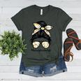 History Teacher Messy Bun Life Hair Glasses Women's Heather T-Shirt Heather Forest History Teacher Messy Bun Life Hair Glasses Women's Heather T-Shirt Heather Forest