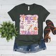 Trick Or Teach Retro Halloween Teacher Look Women's Heather T-Shirt Heather Forest Trick Or Teach Retro Halloween Teacher Look Women's Heather T-Shirt Heather Forest