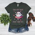 Trick Or Treat Point Your Feet Halloween Ghost Dance Teacher Women's Heather T-Shirt Heather Forest