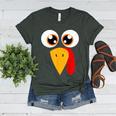 Turkey Face Halloween Costume Thanksgiving Teacher Nurse Women's Heather T-Shirt Heather Forest Turkey Face Halloween Costume Thanksgiving Teacher Nurse Women's Heather T-Shirt Heather Forest