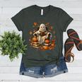 Vintage Ghost Book Reading Pumpkin Gothic Halloween Teachers Men Women Kids Women's Heather T-Shirt Heather Forest
