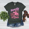Vintage Howdy First Grade Cowgirl Teacher Western School Women's Heather T-Shirt Heather Forest