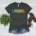 Vintage Play Is Learning Back To School Toddler Teacher Women's Heather T-Shirt Heather Forest