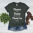 Vocabulary Police Their There They'Re English Teacher Women's Heather T-Shirt Heather Forest