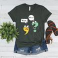 Wait What English Teacher Grammar Police Grammarian Women's Heather T-Shirt Heather Forest