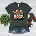 Wait I See A Rock Geology Teacher Women's Heather T-Shirt Heather Forest Wait I See A Rock Geology Teacher Women's Heather T-Shirt Heather Forest
